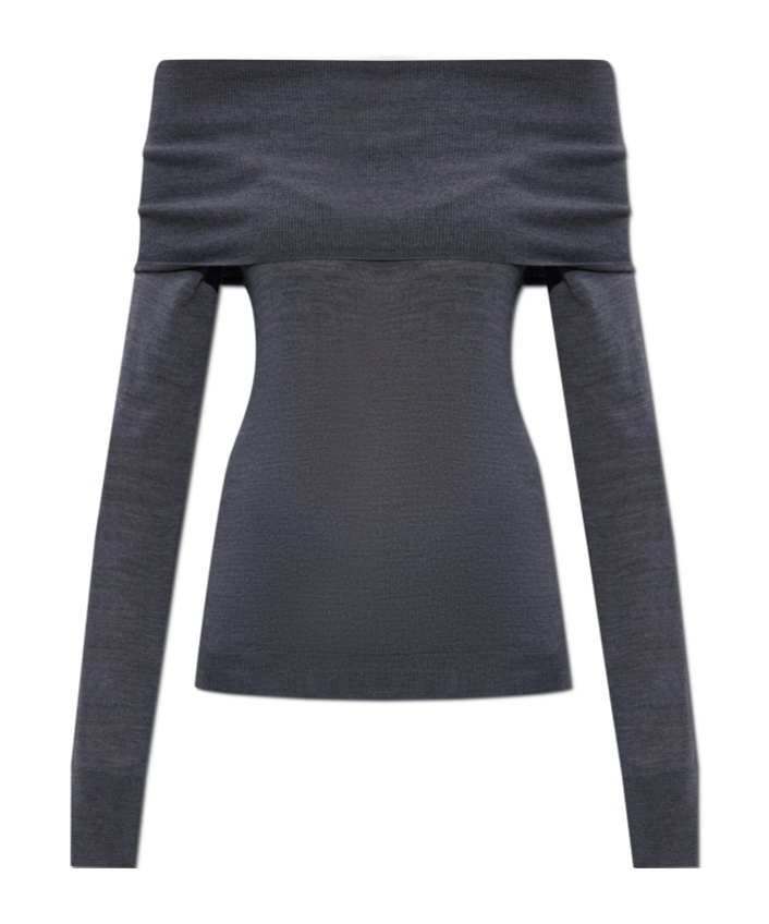 Stella Mccartney Shoulder Knitwear Stretch Ribbed Sleeves