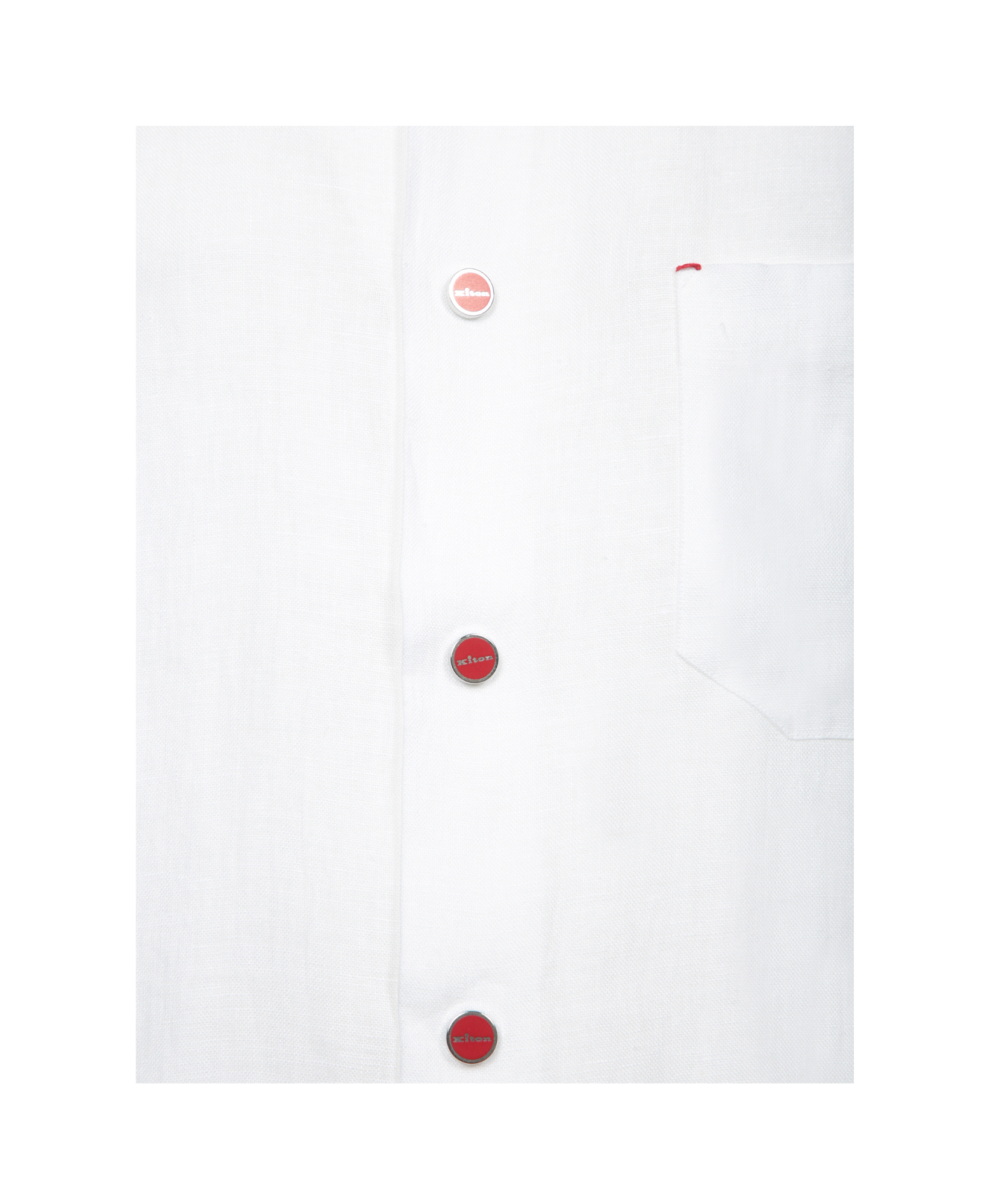 Shop Kiton Long-sleeved Shirt In White