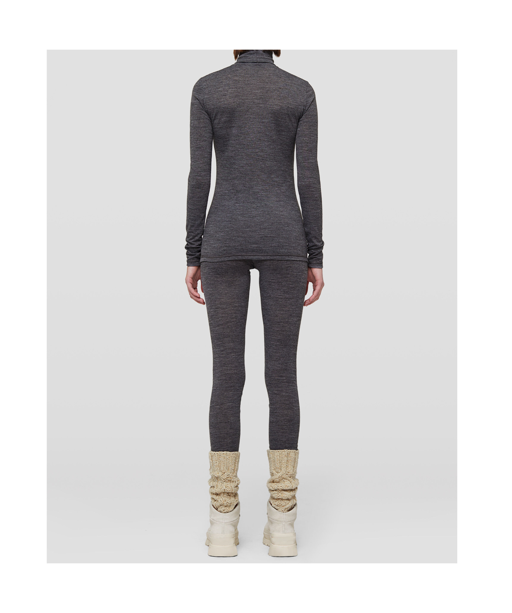 Jil Sander Printed Logo Leggings In Black