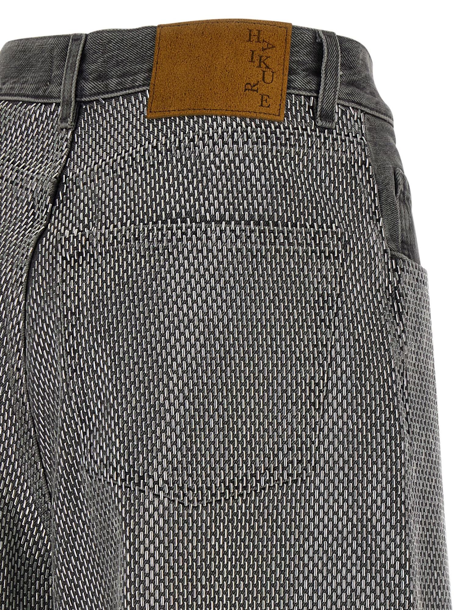 Haikure Bermuda Shorts With Pockets And Belt Loops In Black