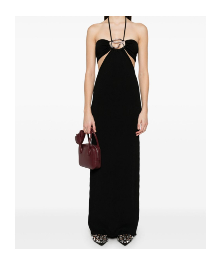 Coperni Long Dress In Black