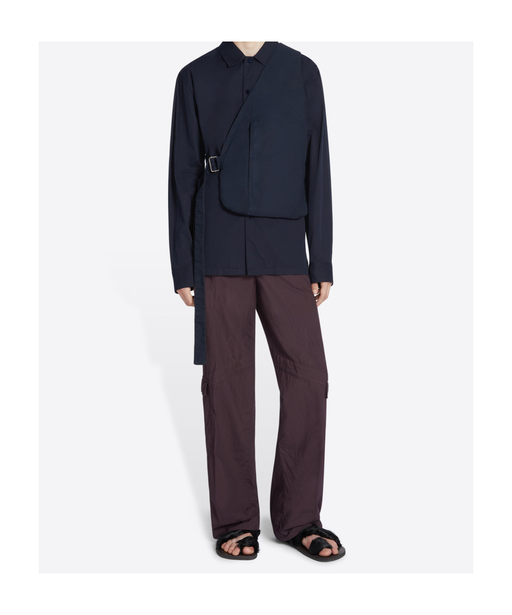 Dries Van Noten Belt Loops Slacks