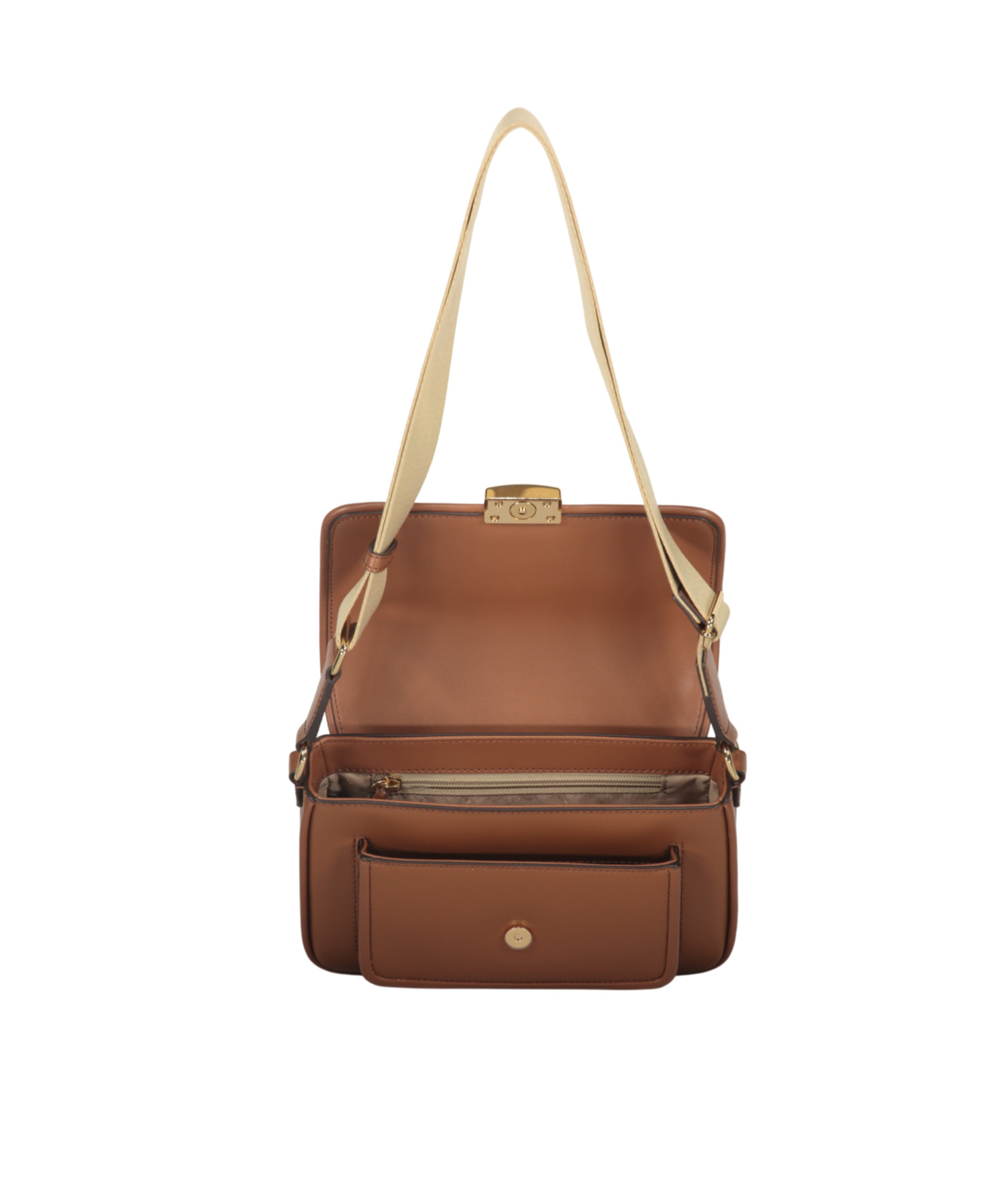 Michael Kors Bradshaw Medium Leather Messenger Bag