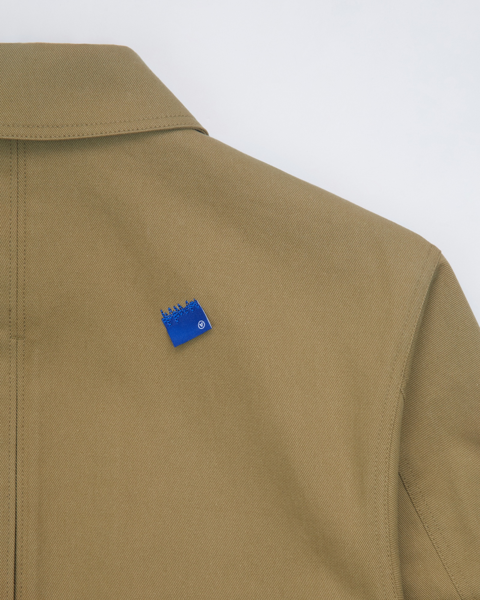 Ader Error Trs Tag 01 Logo Patch Casual Jacket In Brown