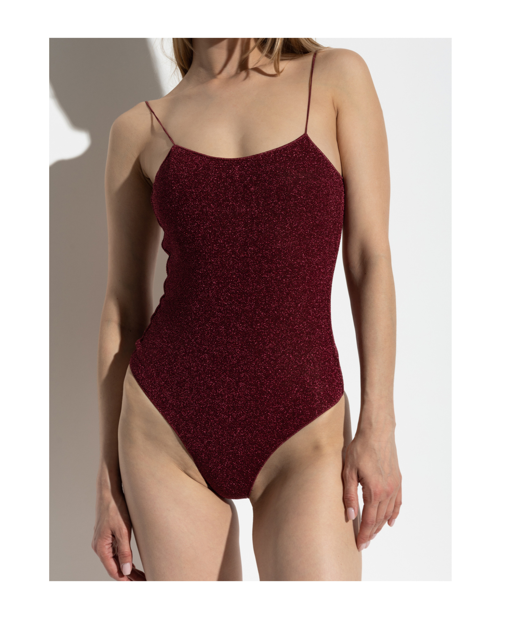 OSEREE SPAGHETTI STRAP ONE-PIECE SWIMSUIT