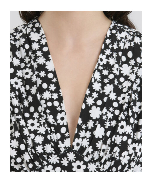 Marni Printed Gathered Mini Dress In Black