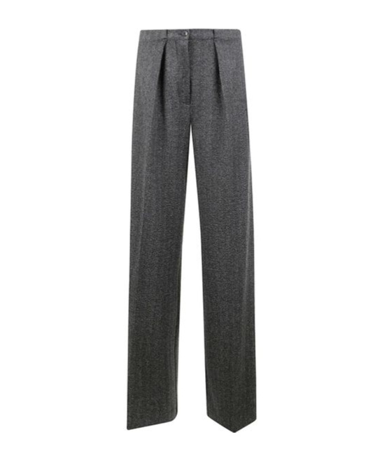 Max Mara Pleated Trousers In Gray