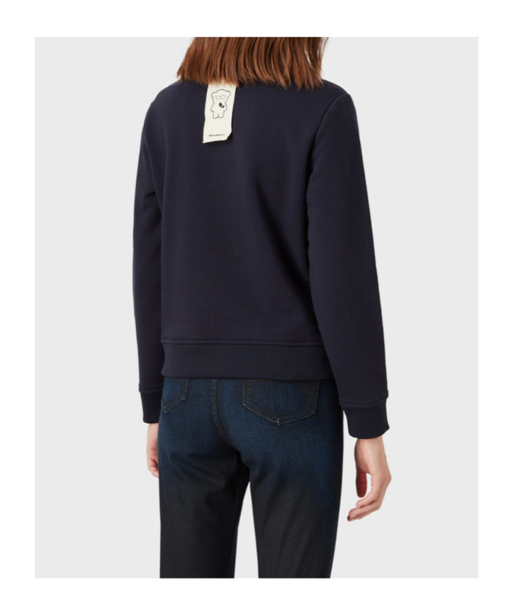 EMPORIO ARMANI MANGA BEAR LONG-SLEEVED SWEATSHIRT