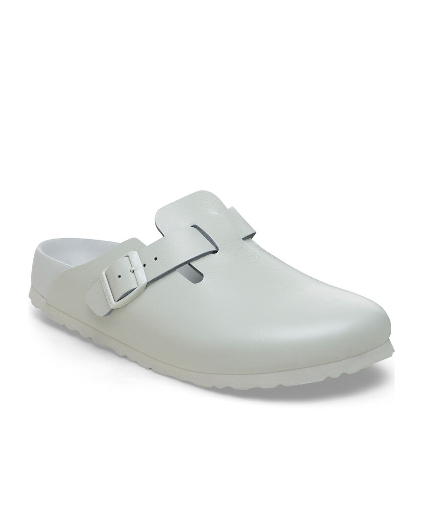 Birkenstock Buckle Muller Shoes In Gray
