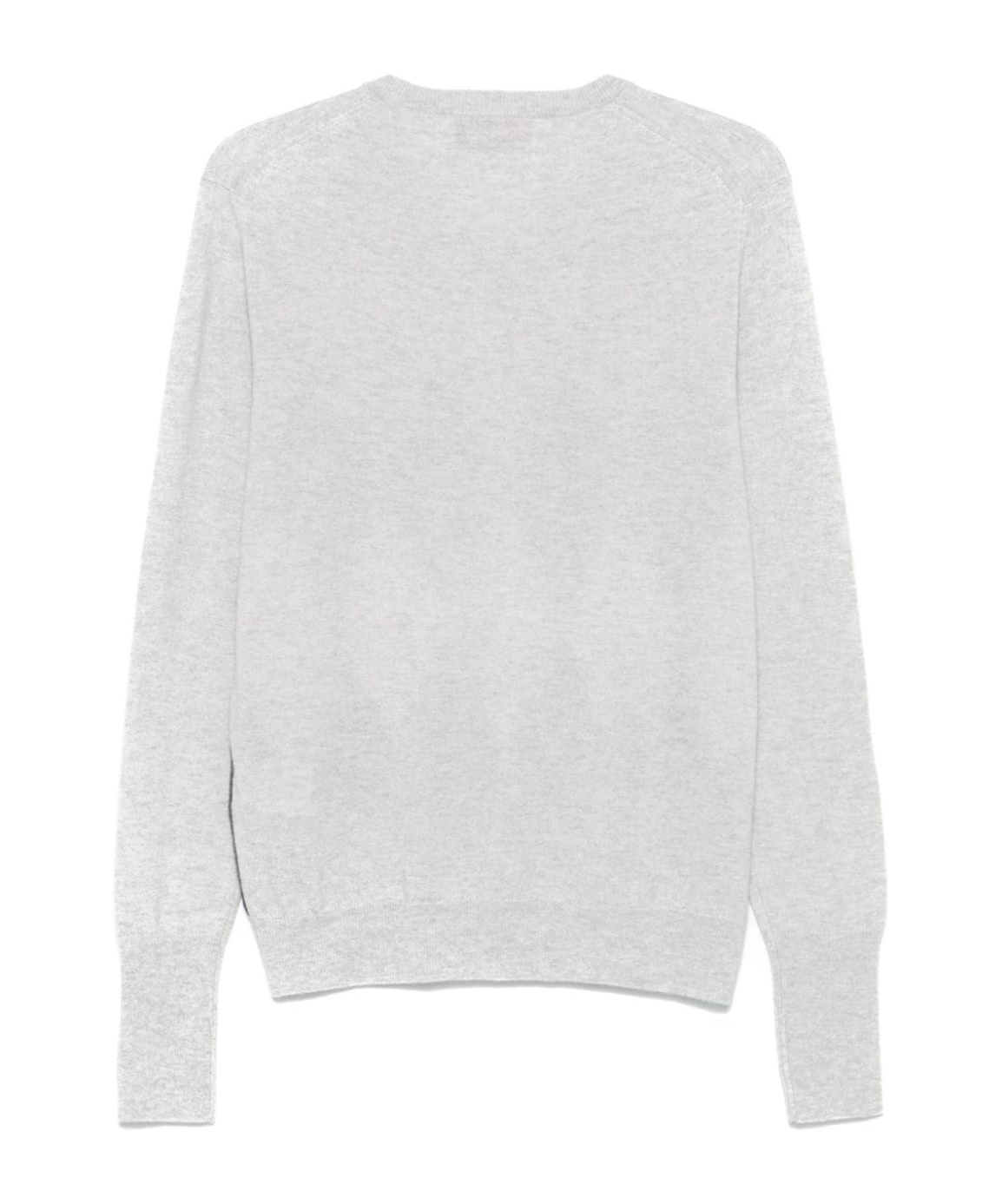 Ballantyne Diamond-pattern V-neck Sweater In White