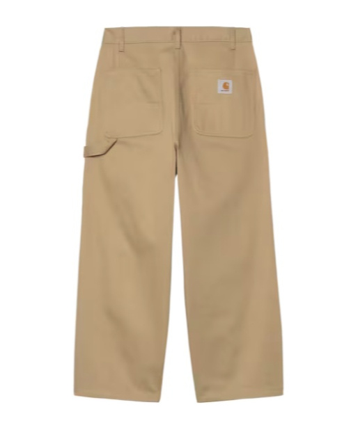 Carhartt Wip Holden Trousers In Leather Beige In Brown