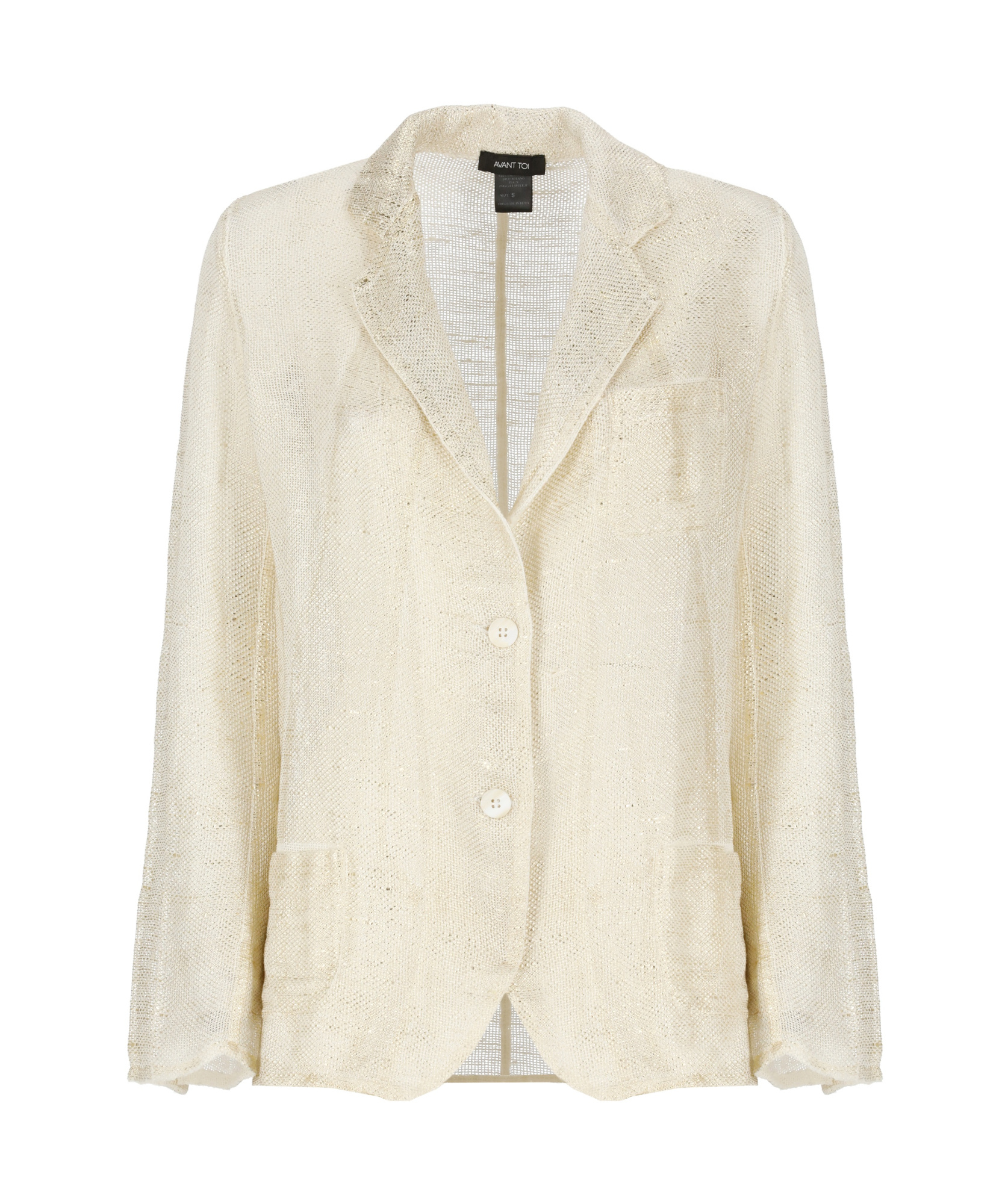 Avant Toi Single-breasted Suit Coat In Nude