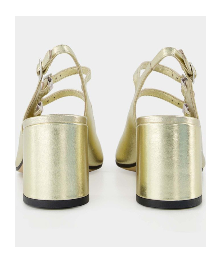CAREL PARIS THICK HEELED SANDALS