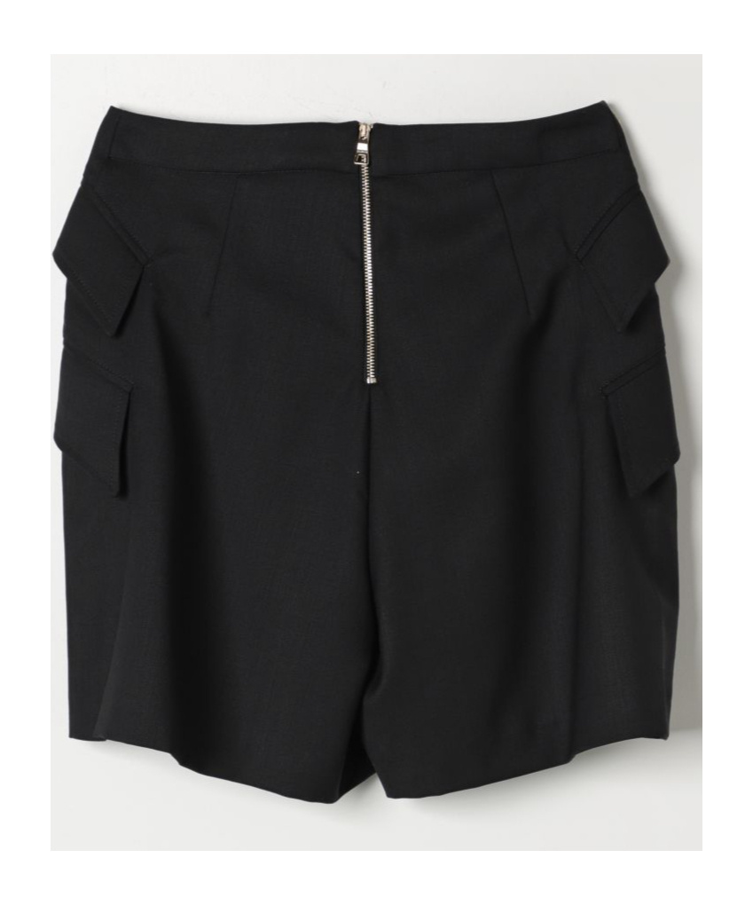 Balmain High-waist Smart Shorts In Black