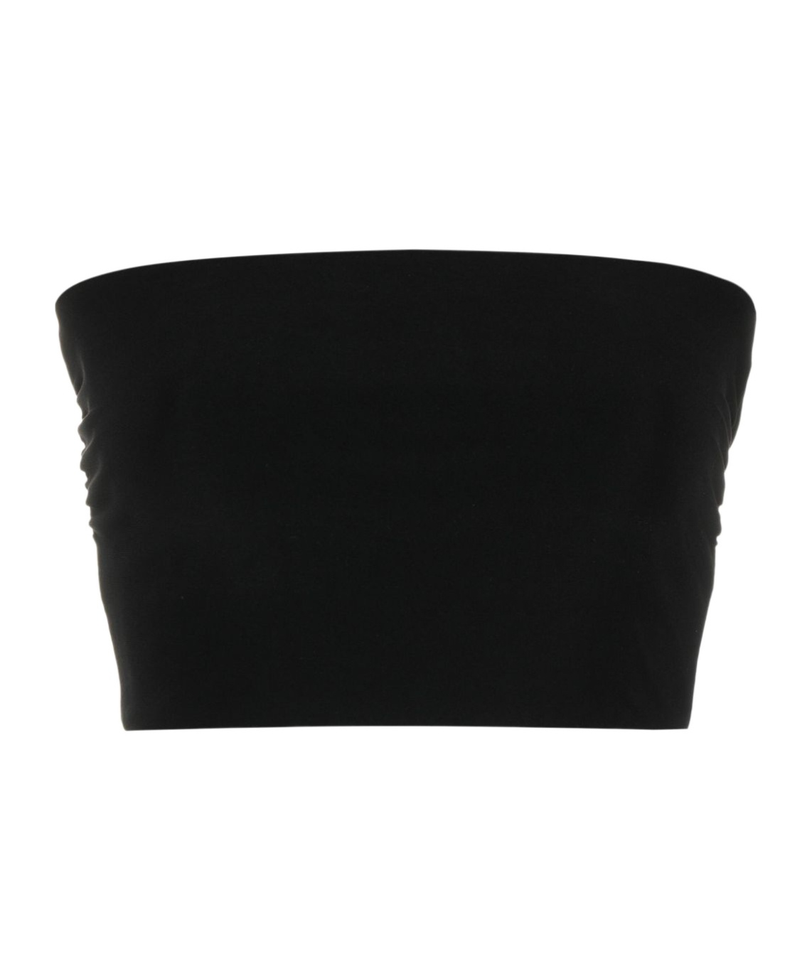 Norma Kamali Strapless Cropped Top