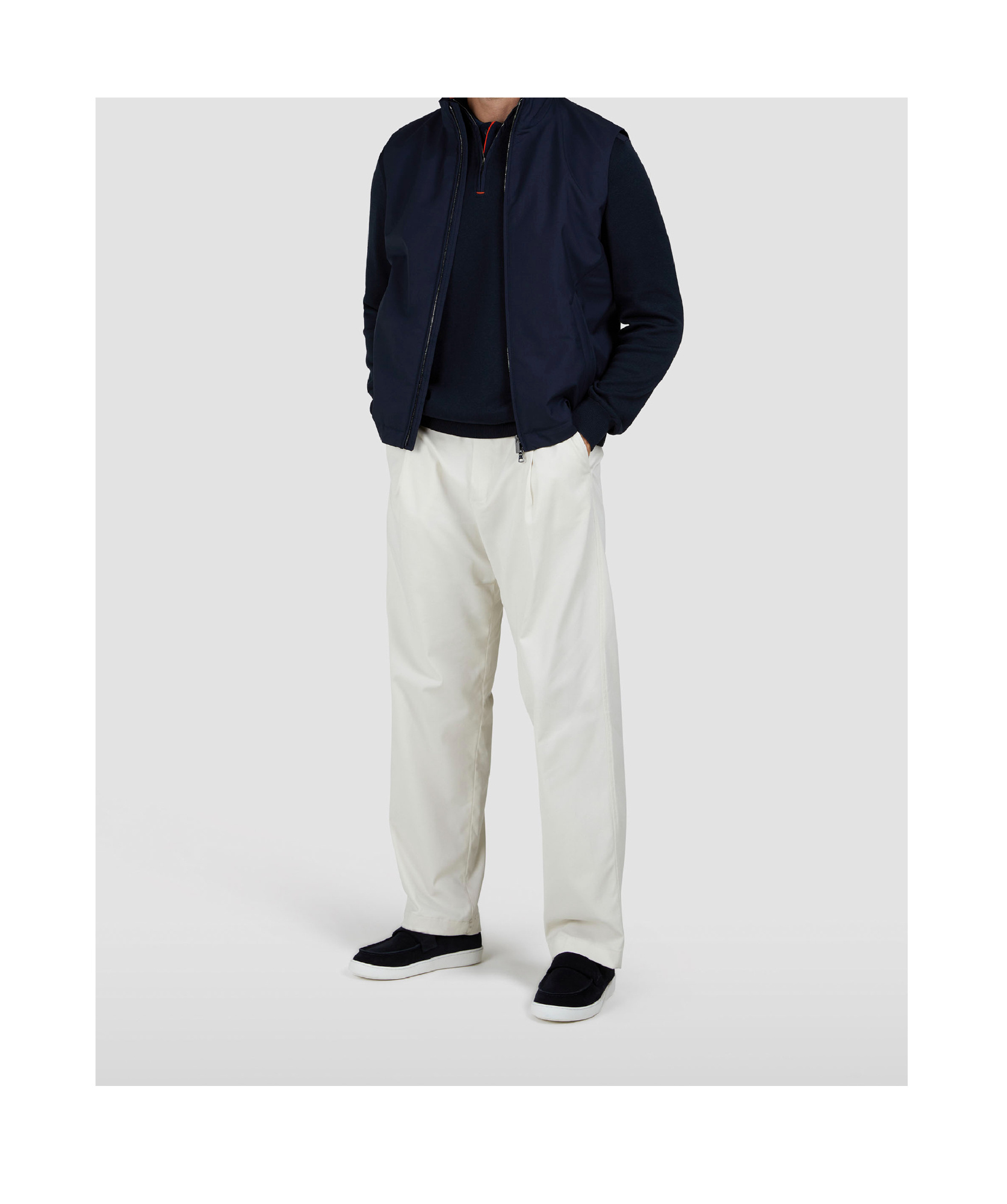 Paul & Shark Long-sleeved Sweater In Black