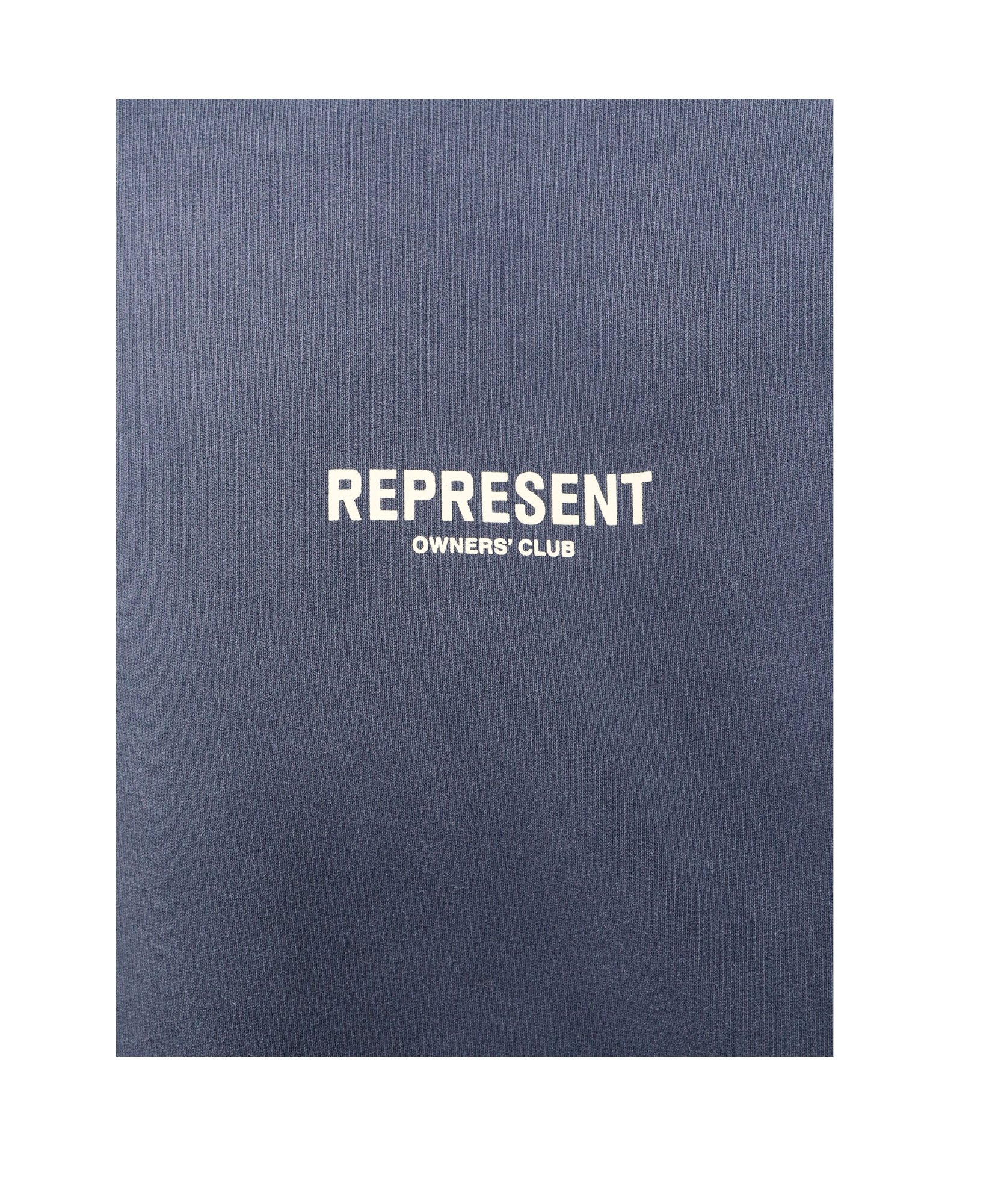 Represent Owners Club Cotton Sweatshirt With Frontal Logo Print In Blue