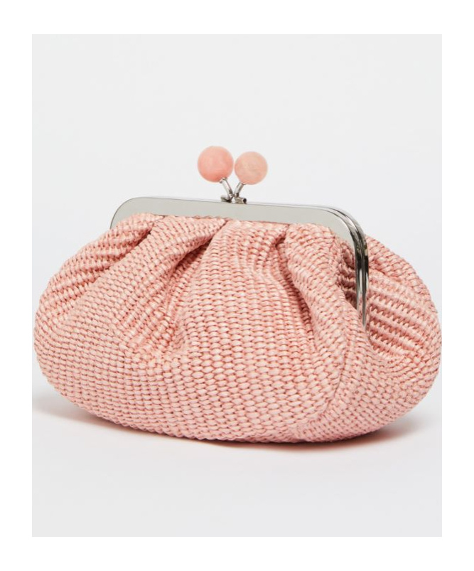 WEEKEND MAX MARA SMALL RAFFIA-EFFECT PASTICCINO BAG