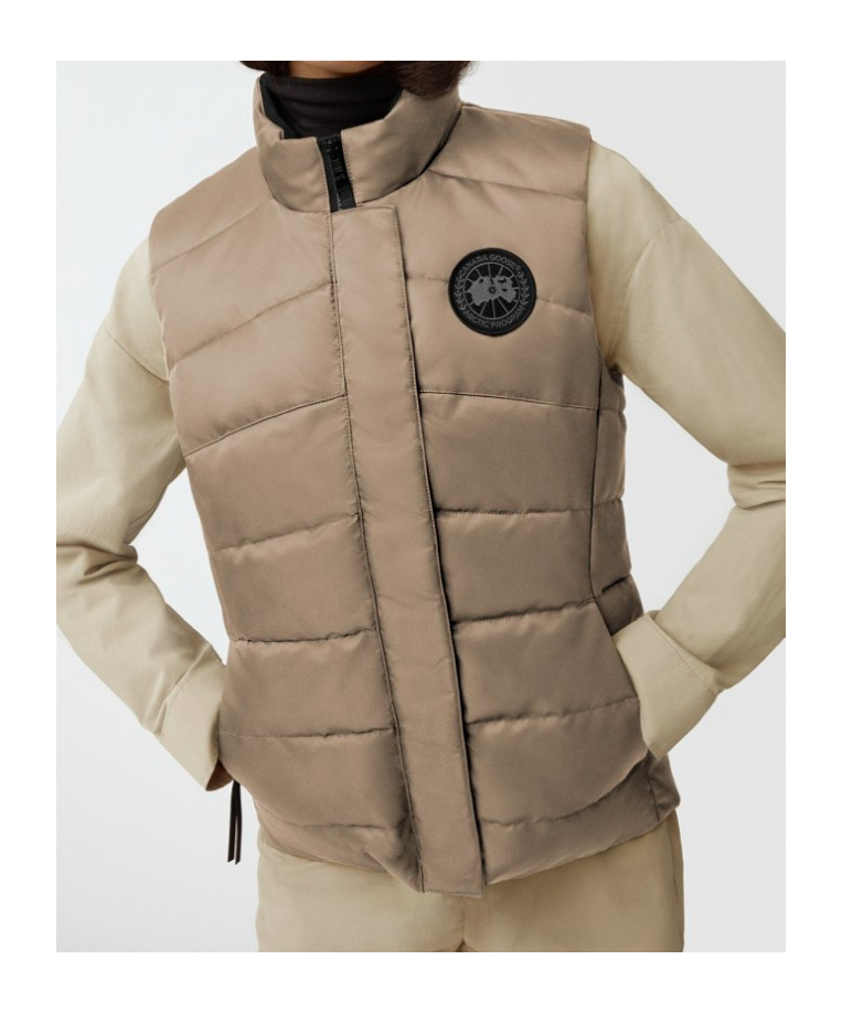 Shop Canada Goose Sleevless Down Vest In Brown