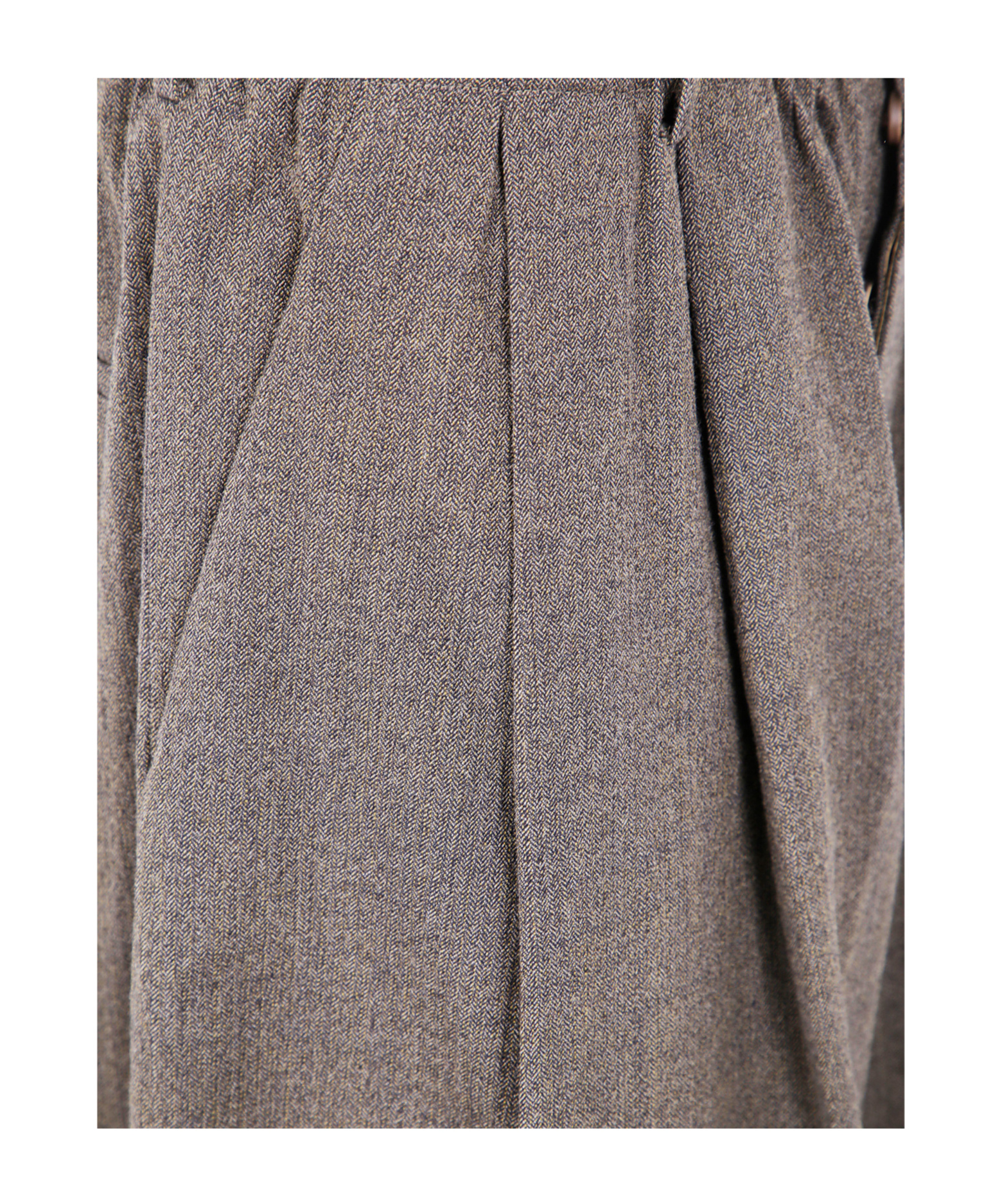 Uma Wang Elastic Waist Casual Pants In Gray