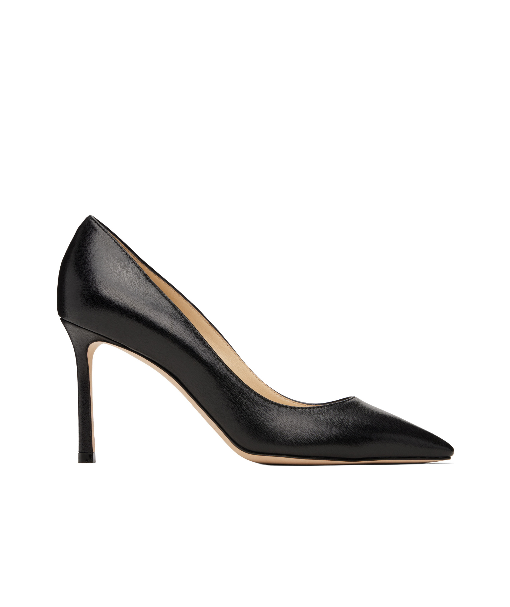 Jimmy Choo Leather High Heels In Black