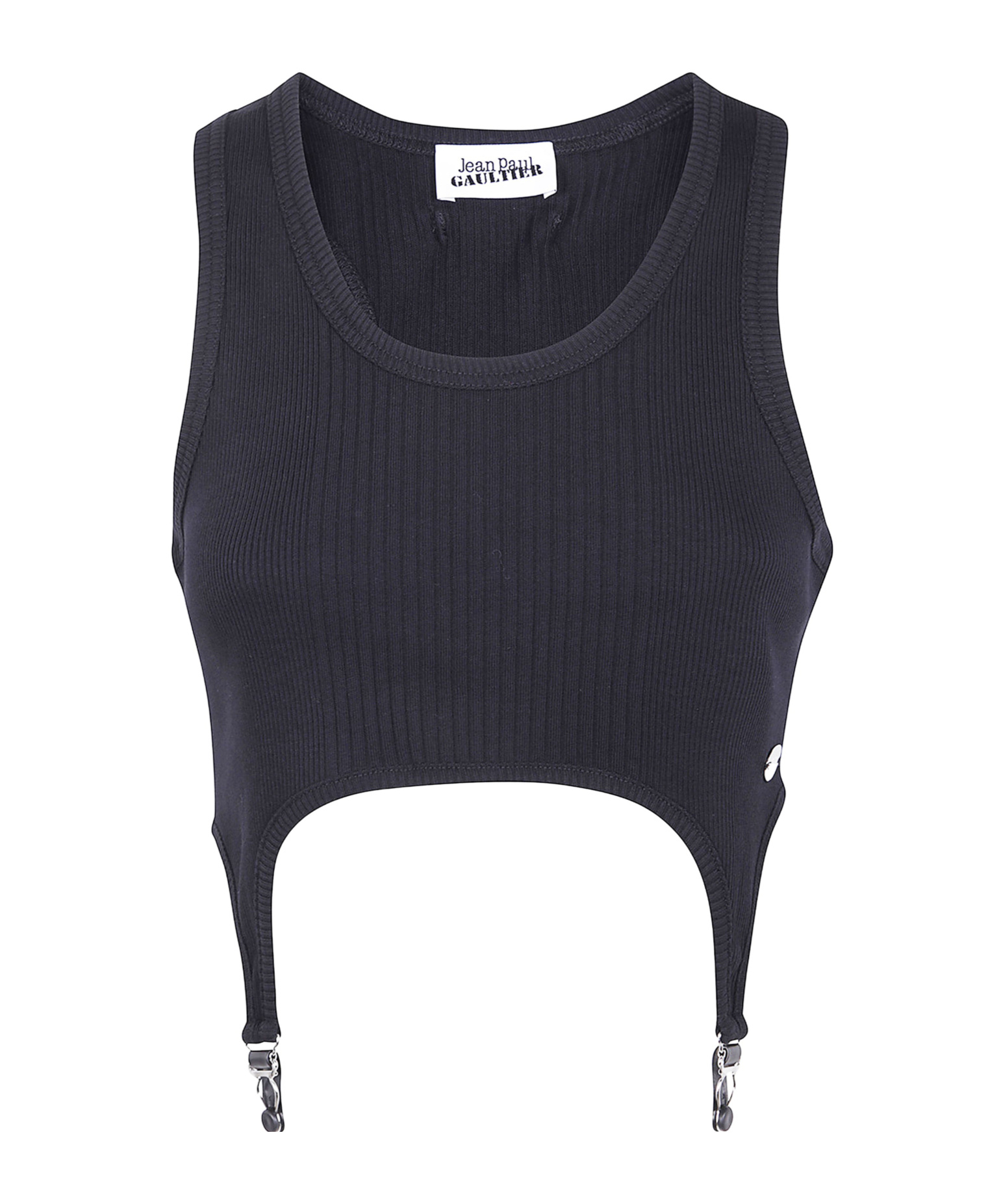 Jean Paul Gaultier Sleeveless Vest In Black