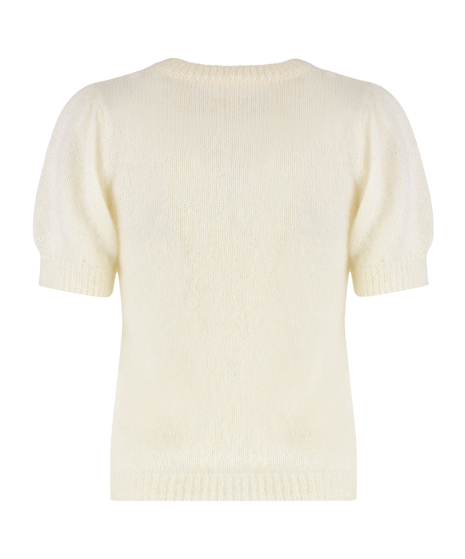 P.a.r.o.s.h Parosh Luce Short Sleeve Sweater In Neutral