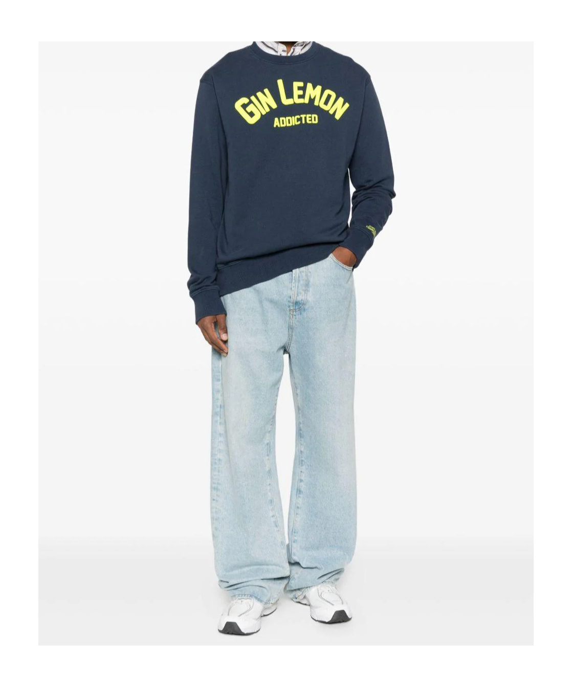 Mc2 Saint Barth Crewneck Long Sleeved Sweatshirt In Blue