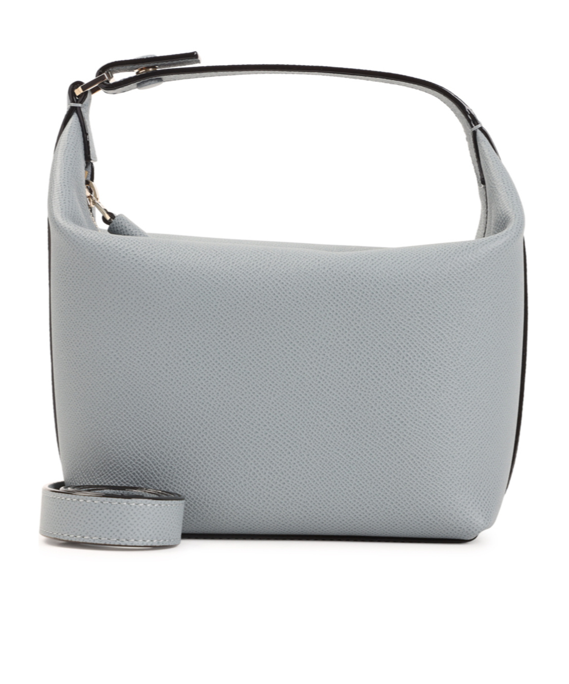 Valextra Mochi Top-handle Leather Mini Bag In Blue