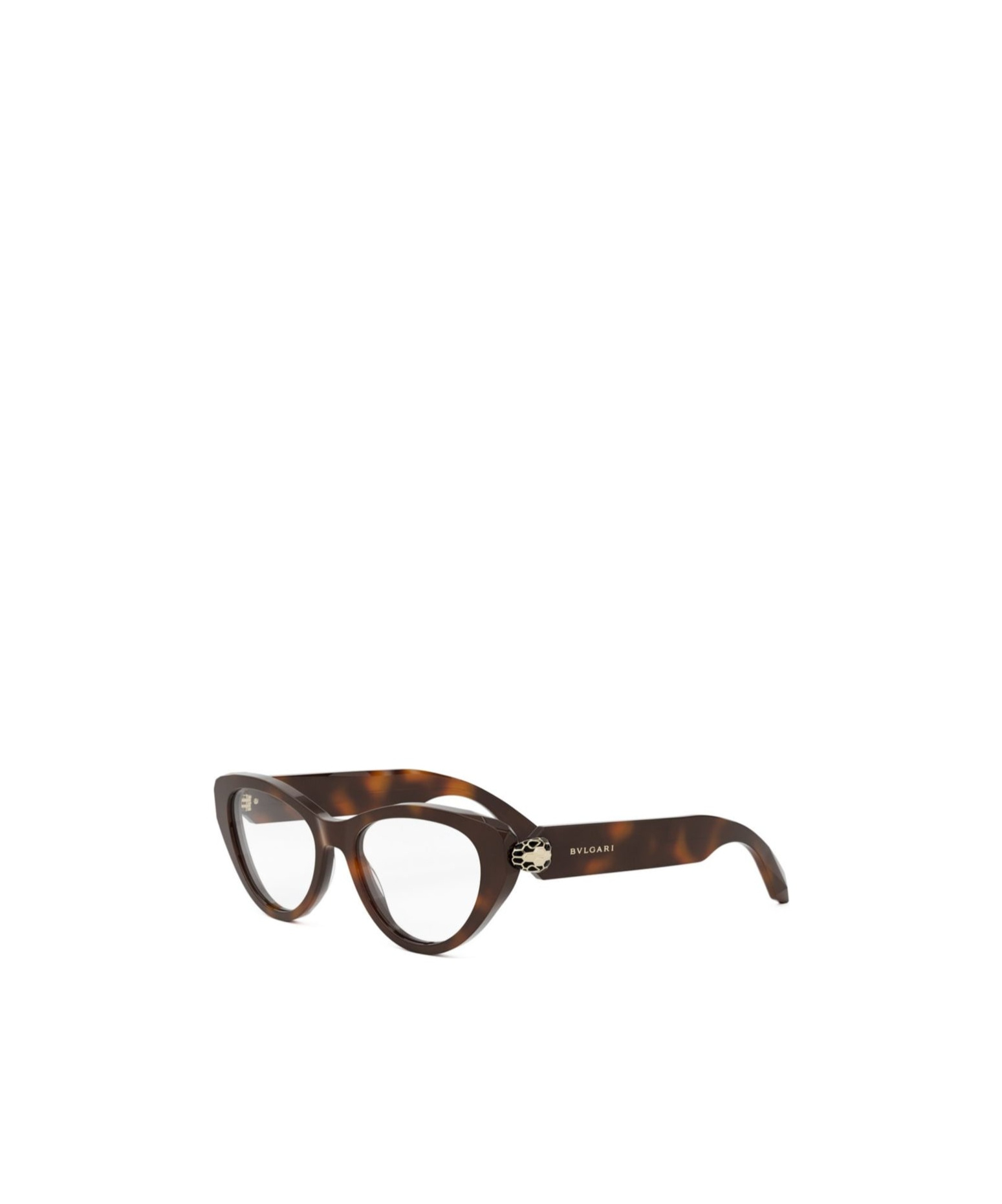 Bvlgari Bulgari Butterfly Frame Glasses In Brown