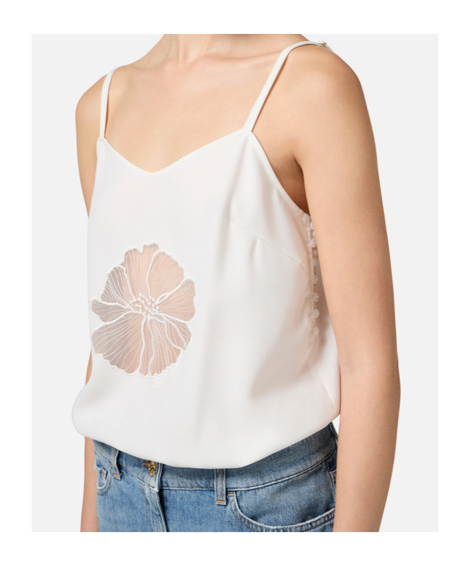 Elisabetta Franchi Trompe-l'oeil Jumpsuit In Blue