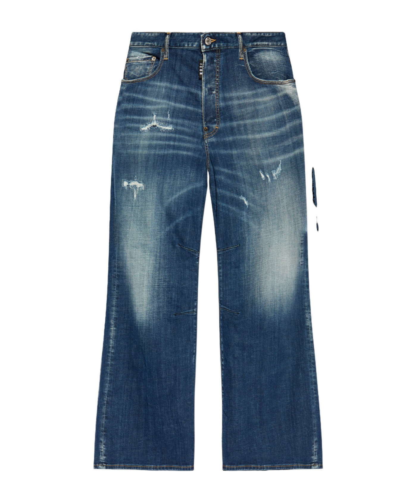 Dsquared2 Eros Loose Jeans In Blue