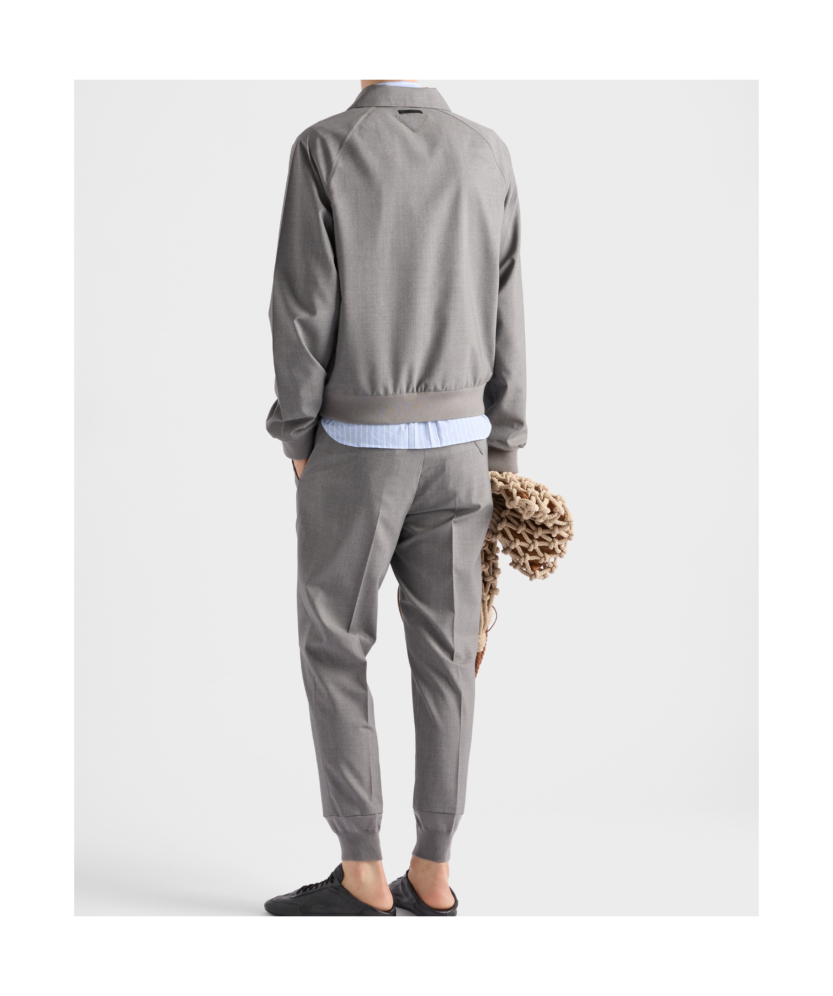 Prada Wool Bomber Jacket - Men's - Wool
