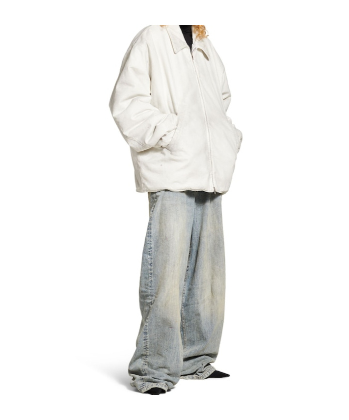 Balenciaga Zip-up Jacket In White