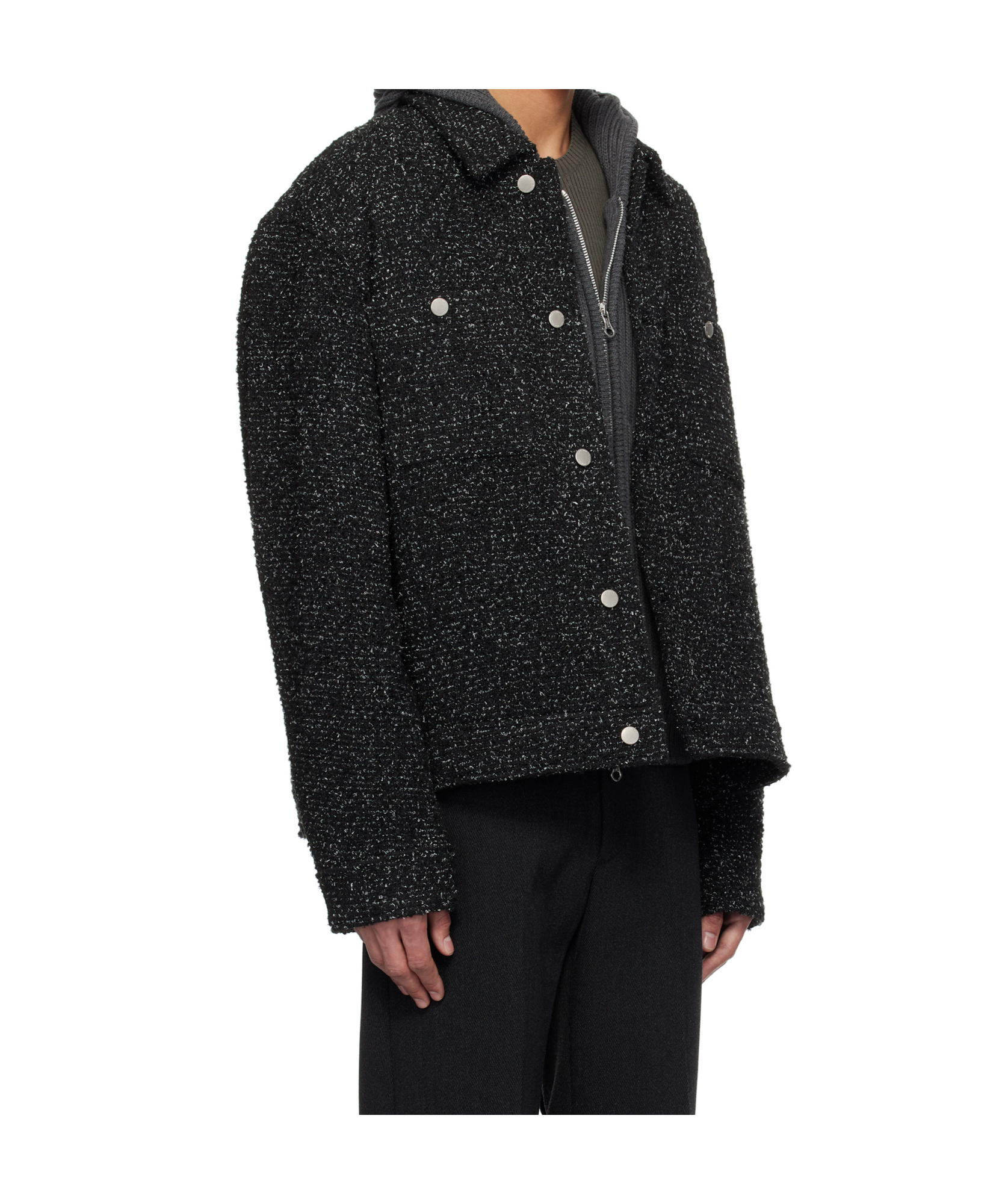 Axel Arigato Long-sleeved Shirt Jacket In Black