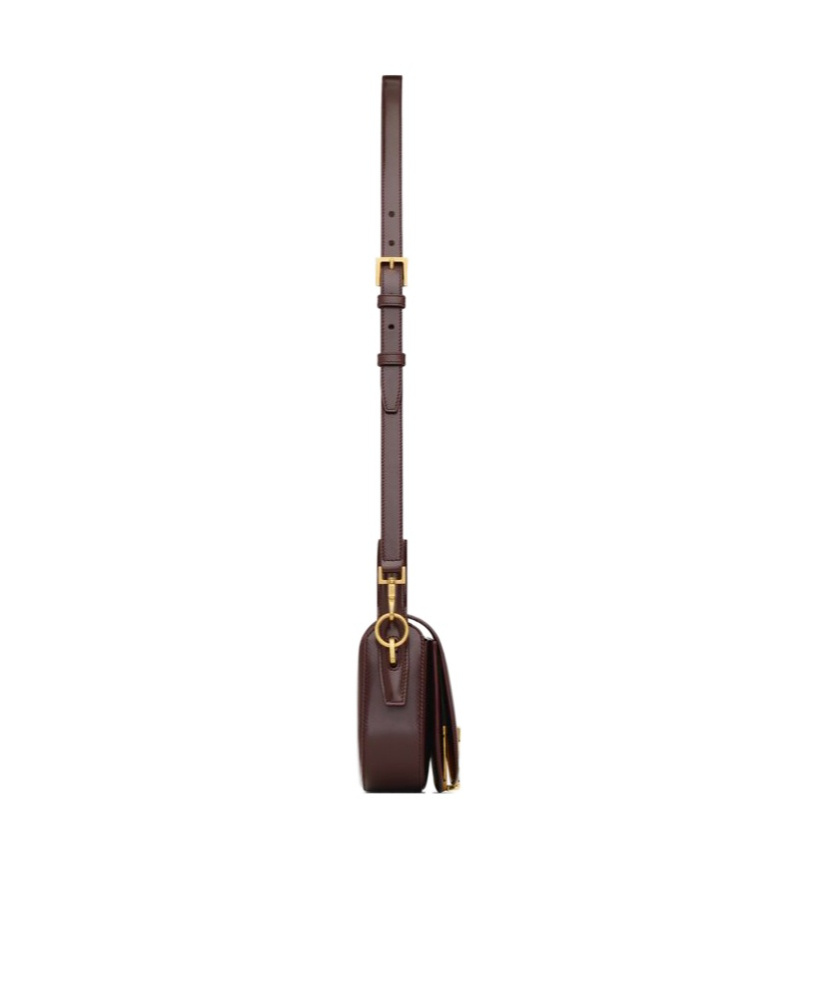 Saint Laurent Voltaire Tote Bag In Brown