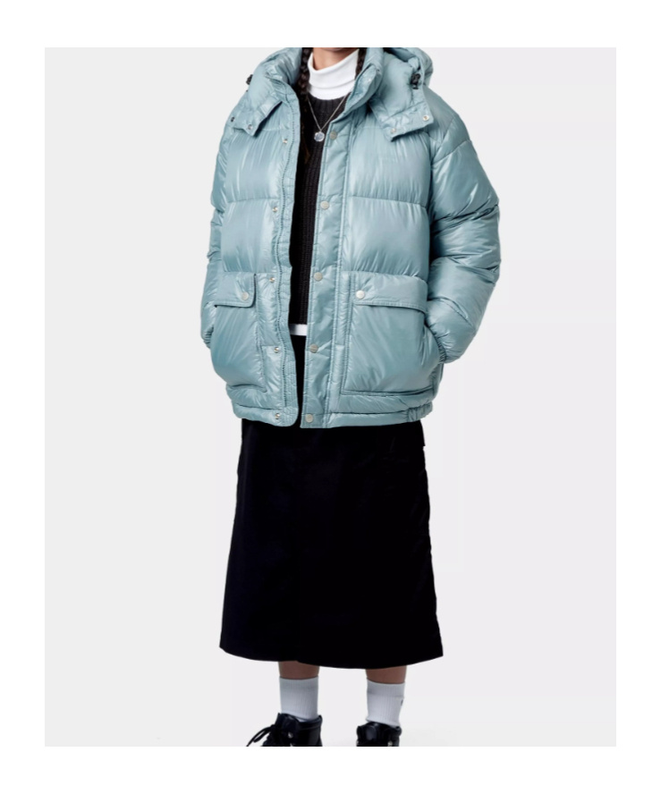 Carhartt Benson Puffer Jackets Light Blue In Blue
