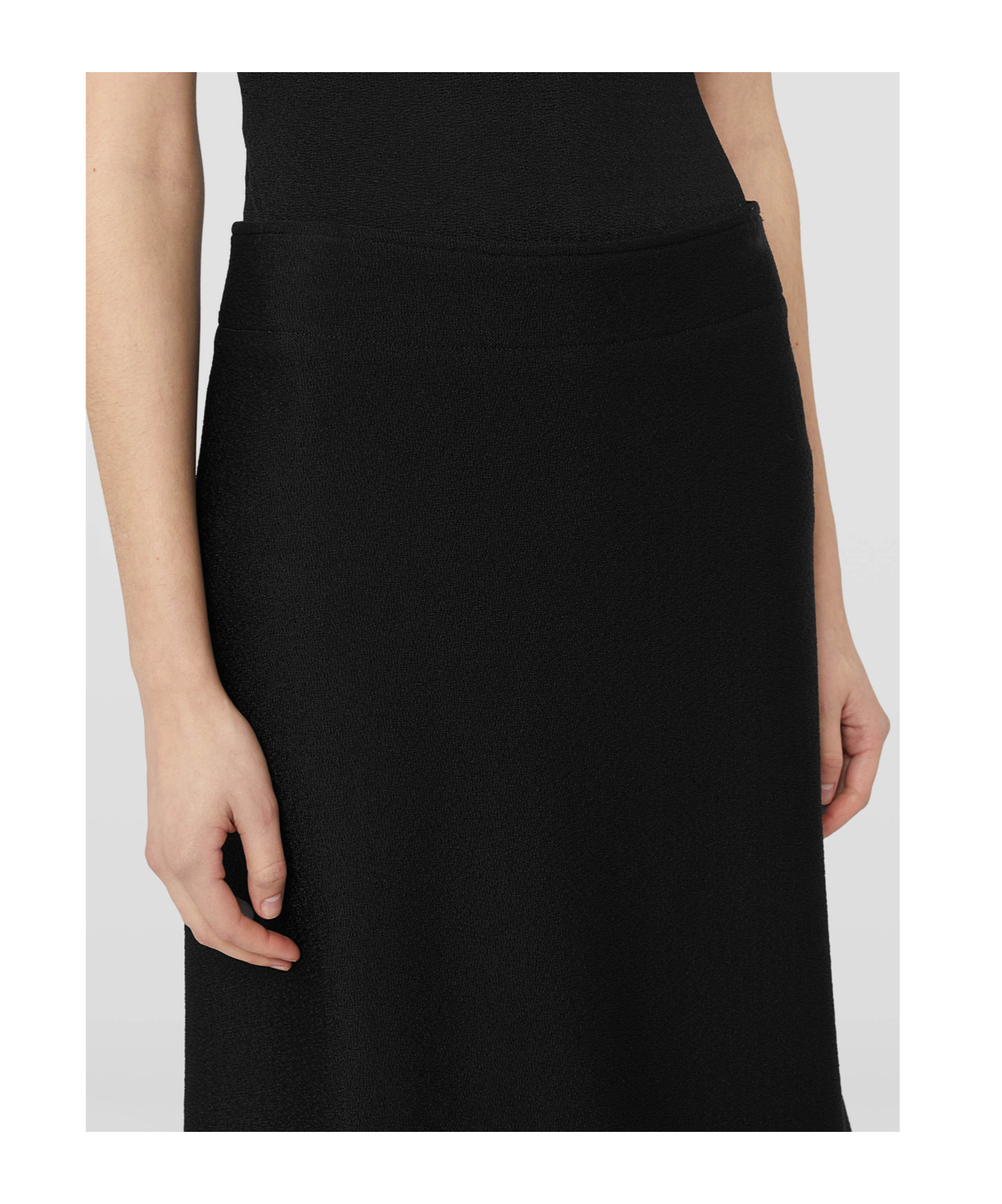 Jil Sander A-line Skirt In Black
