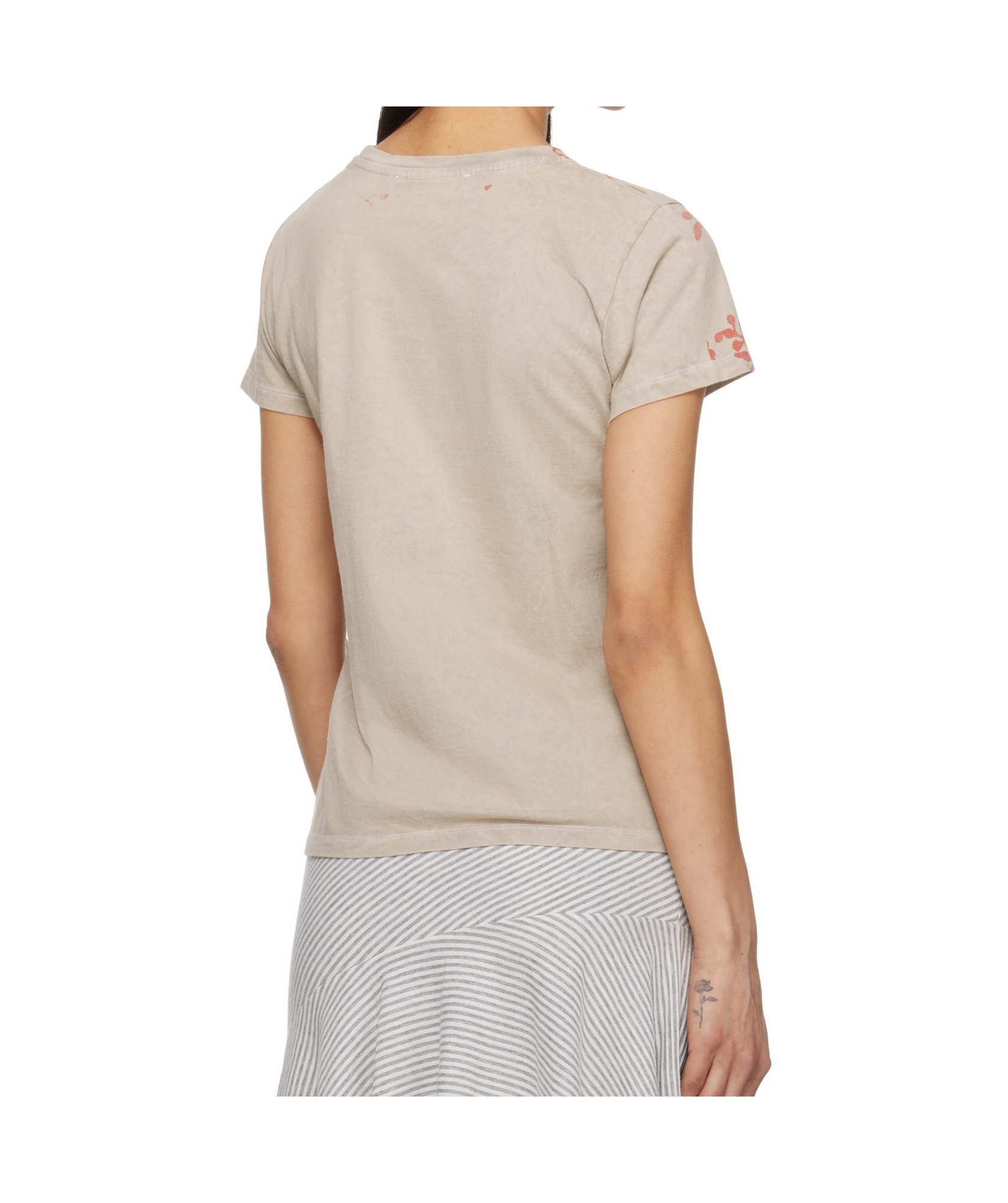 Edward Cuming I Fell In The Garden T-shirt In Brown