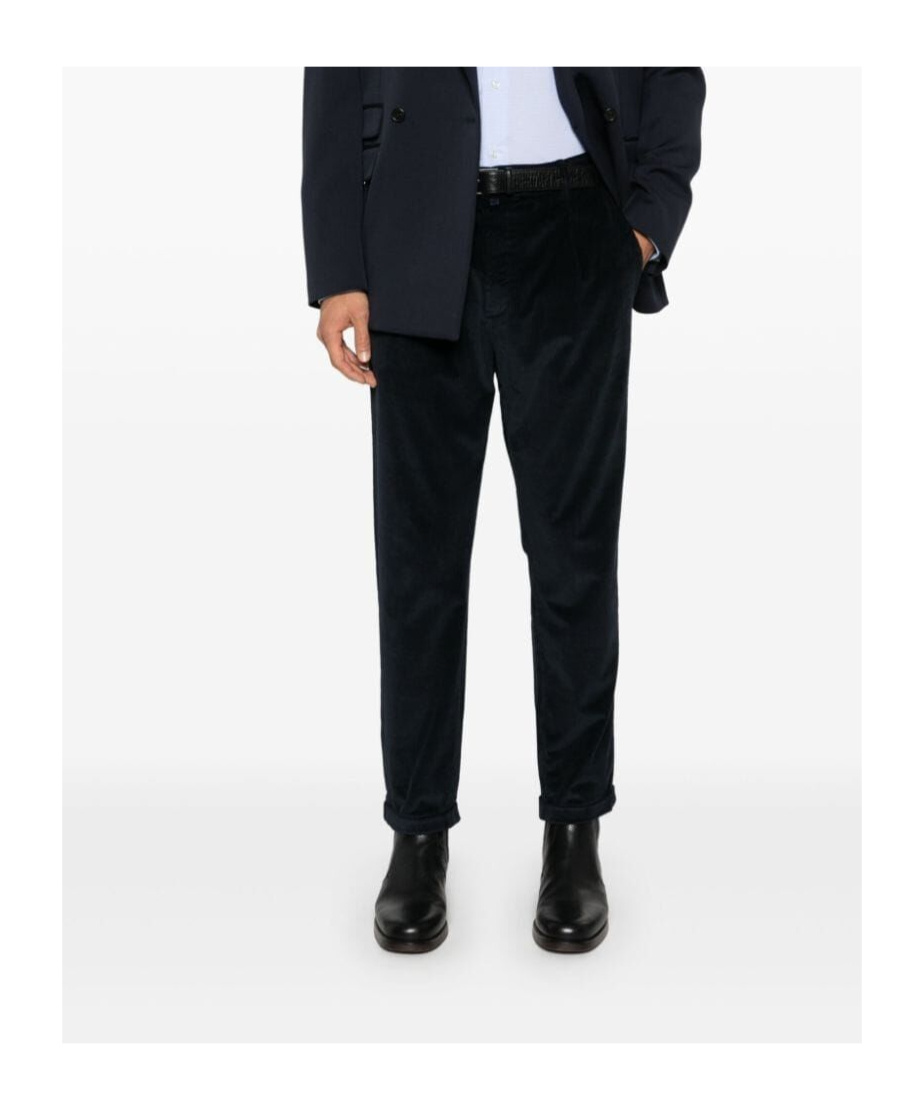 Jacob Cohen Crop Slim Single Pence Henry Pant In Black