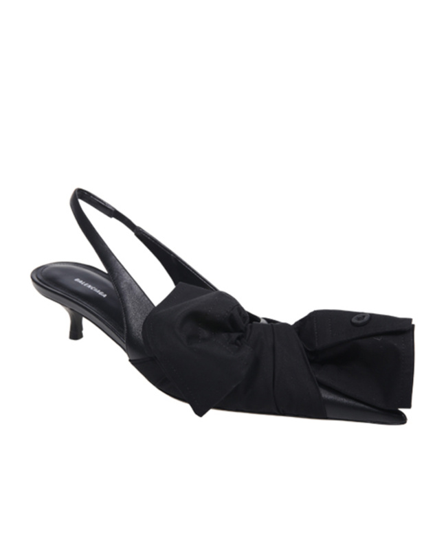 Balenciaga Knife Chemise Pumps Black In Multi