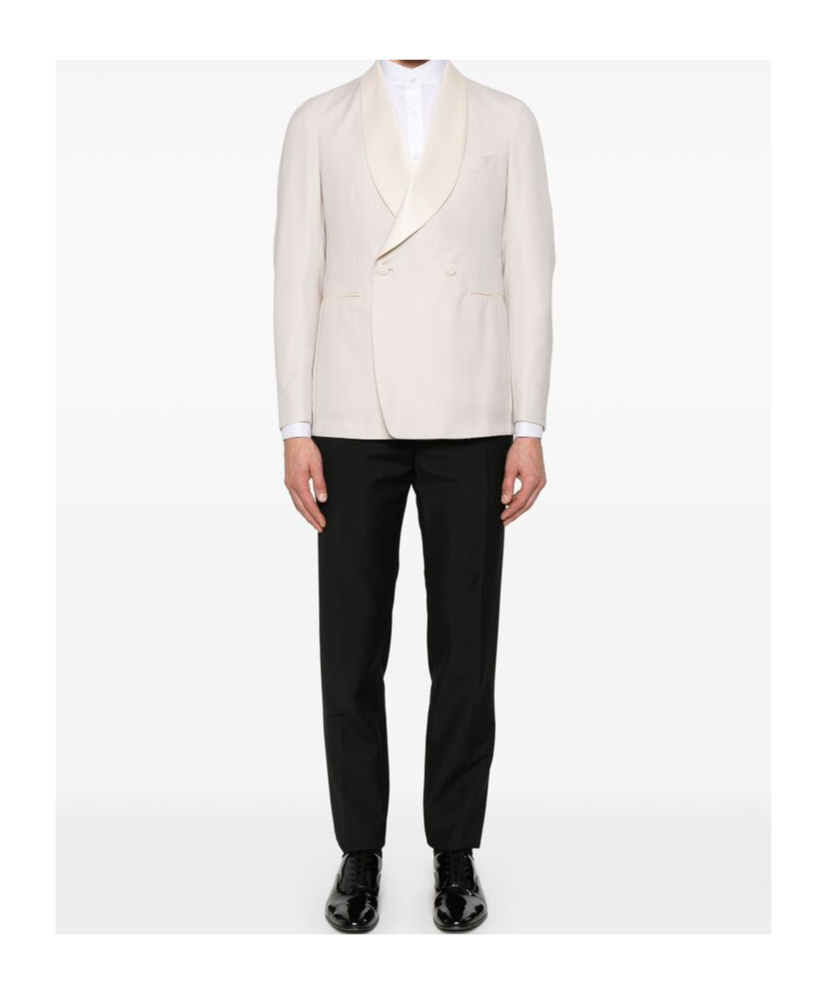 Tagliatore Double-breasted Blazer In Pink