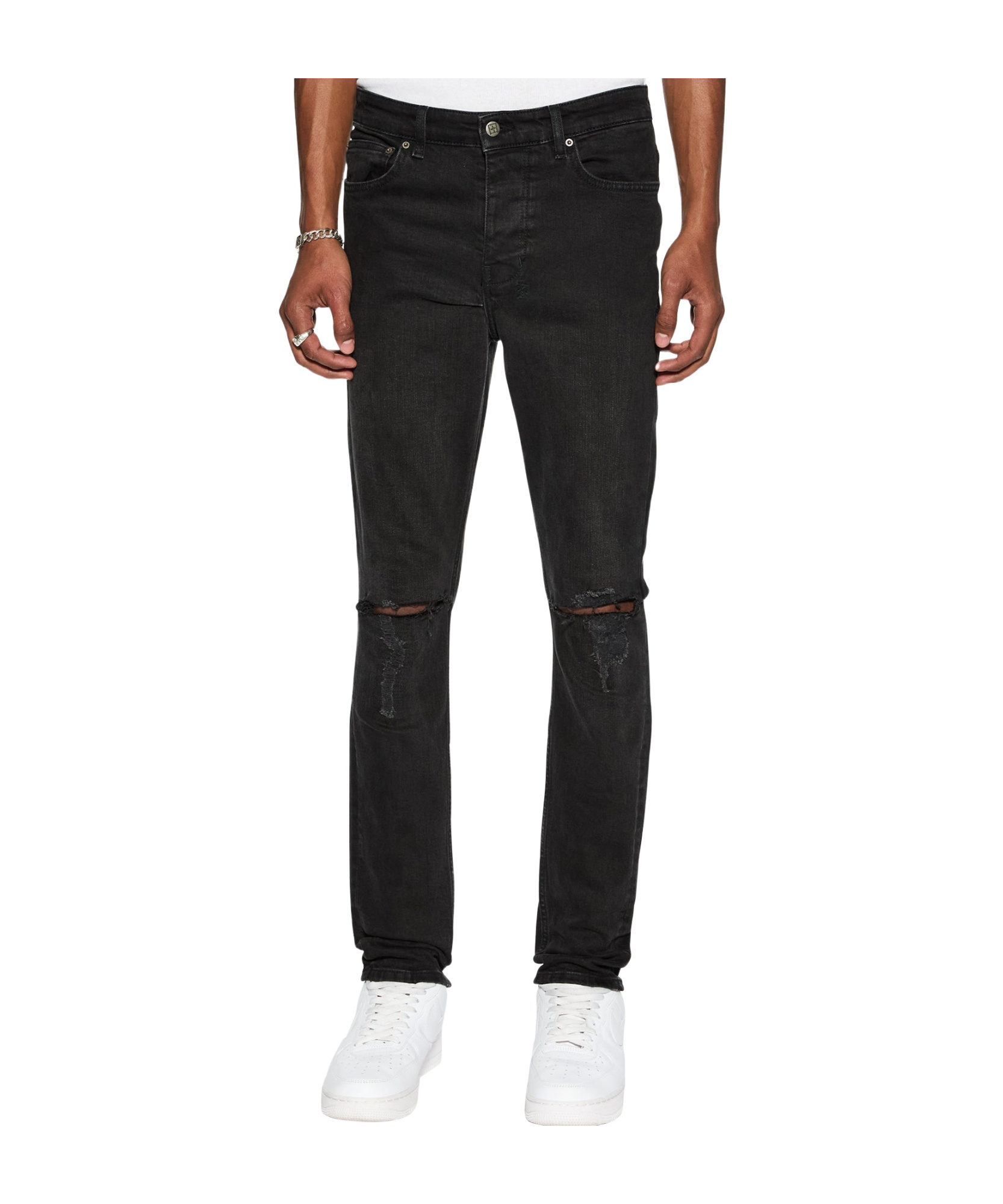 KSUBI MID-WAIST SLIM-FITTING JEANS 
