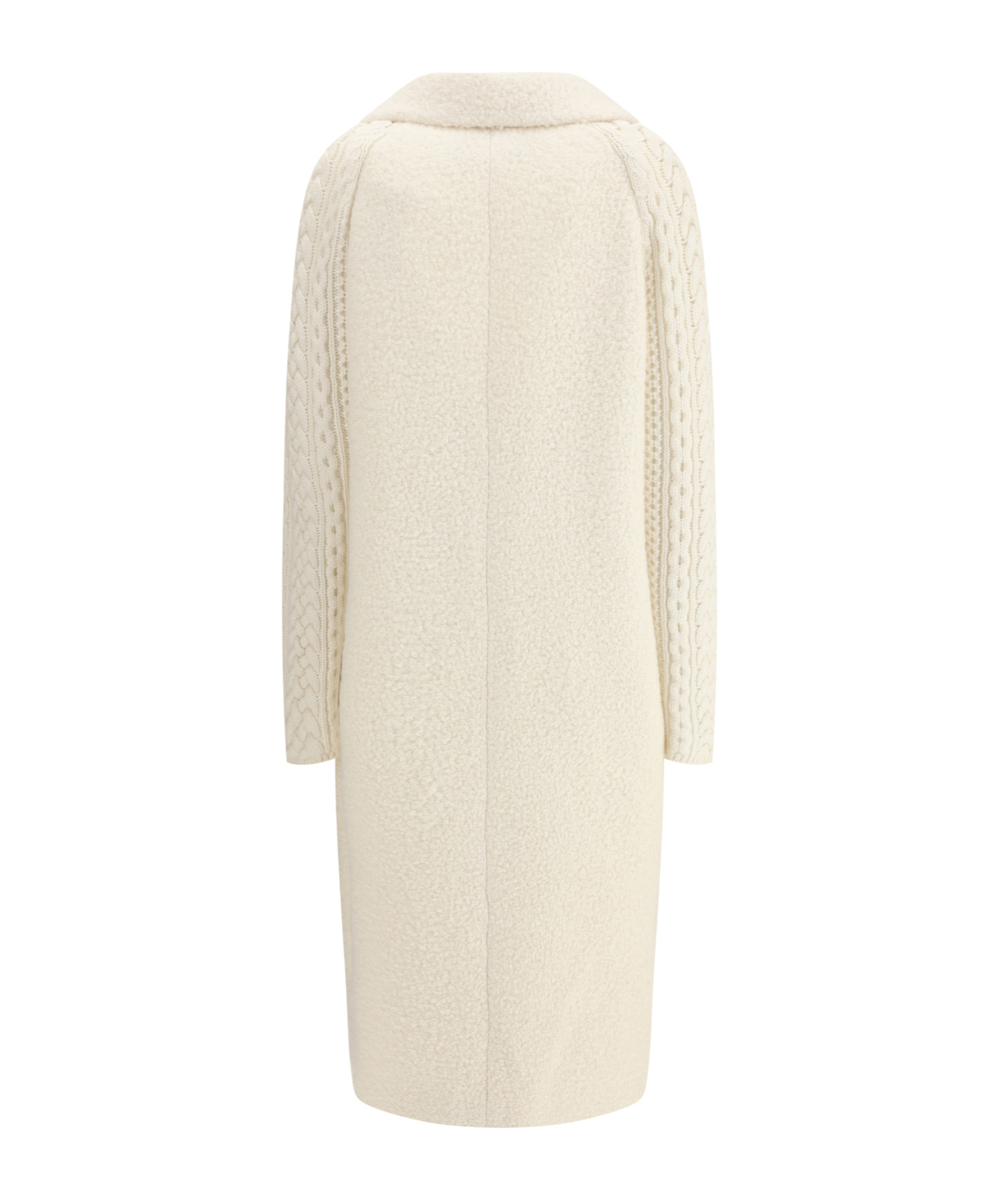 Gabriela Hearst Cable-knit Charles Coat In Multi