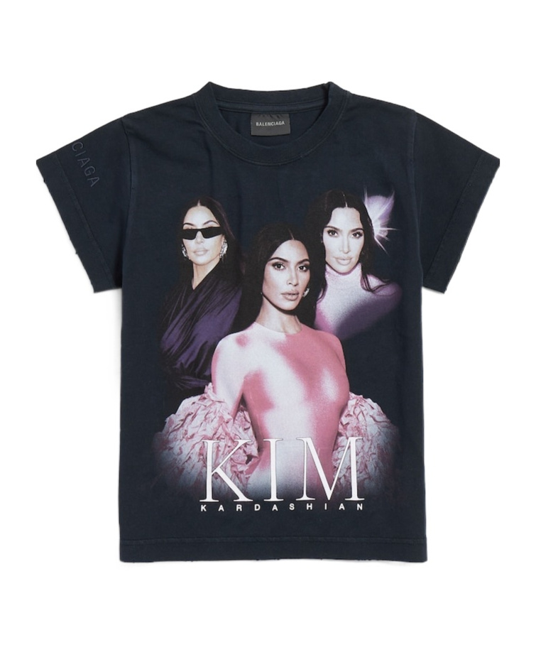 Balenciaga Kim K Cotton Blend T-shirt