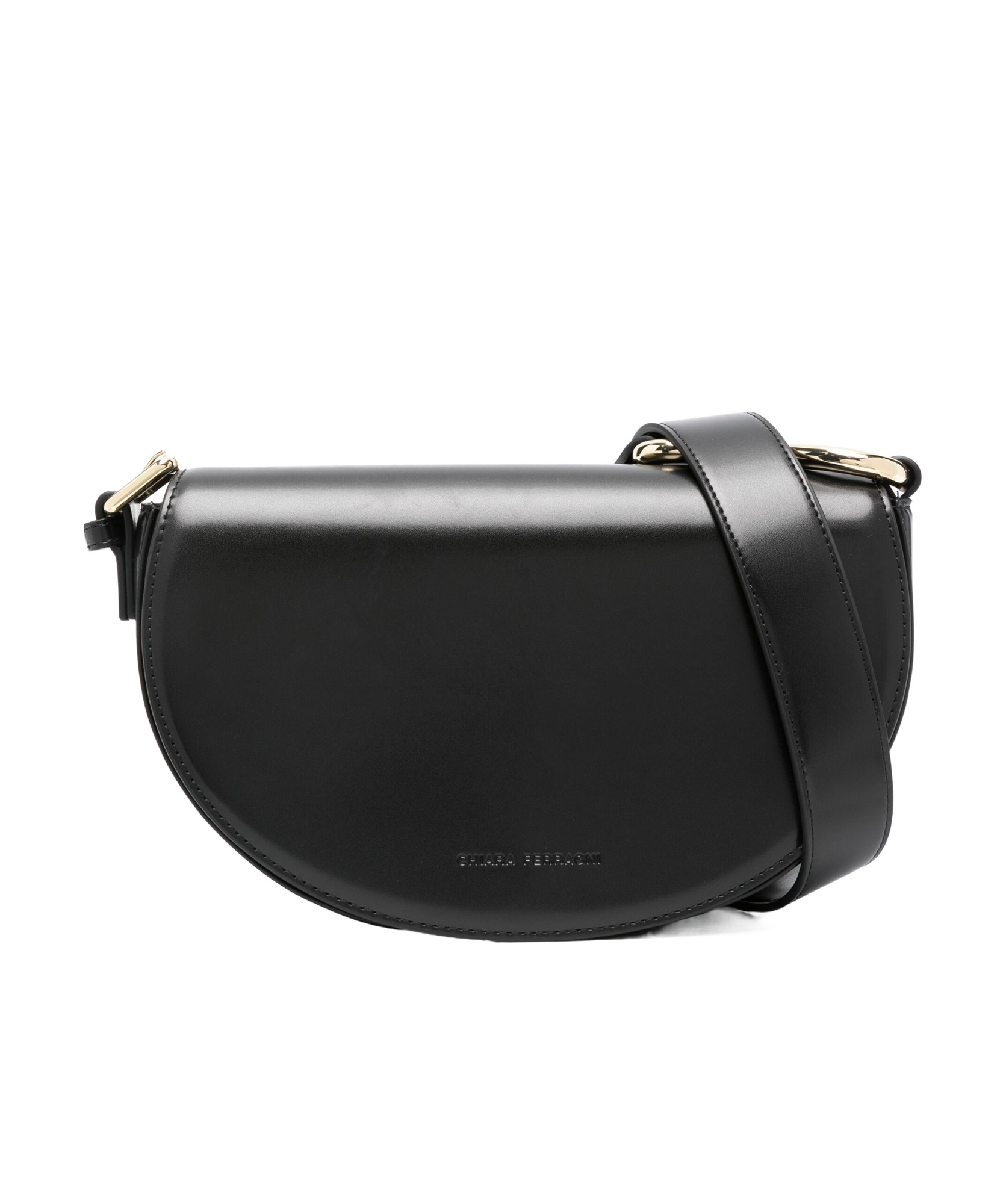 Chiara Ferragni Faux-leather Shoulder Bag In Black