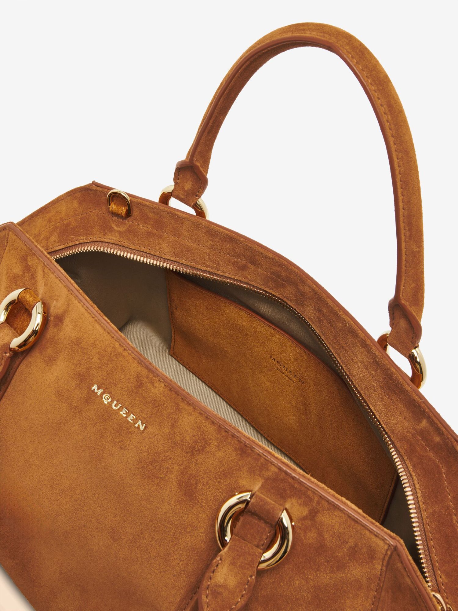 Alexander Mcqueen Farringdon Double Handle Shoulder Bag