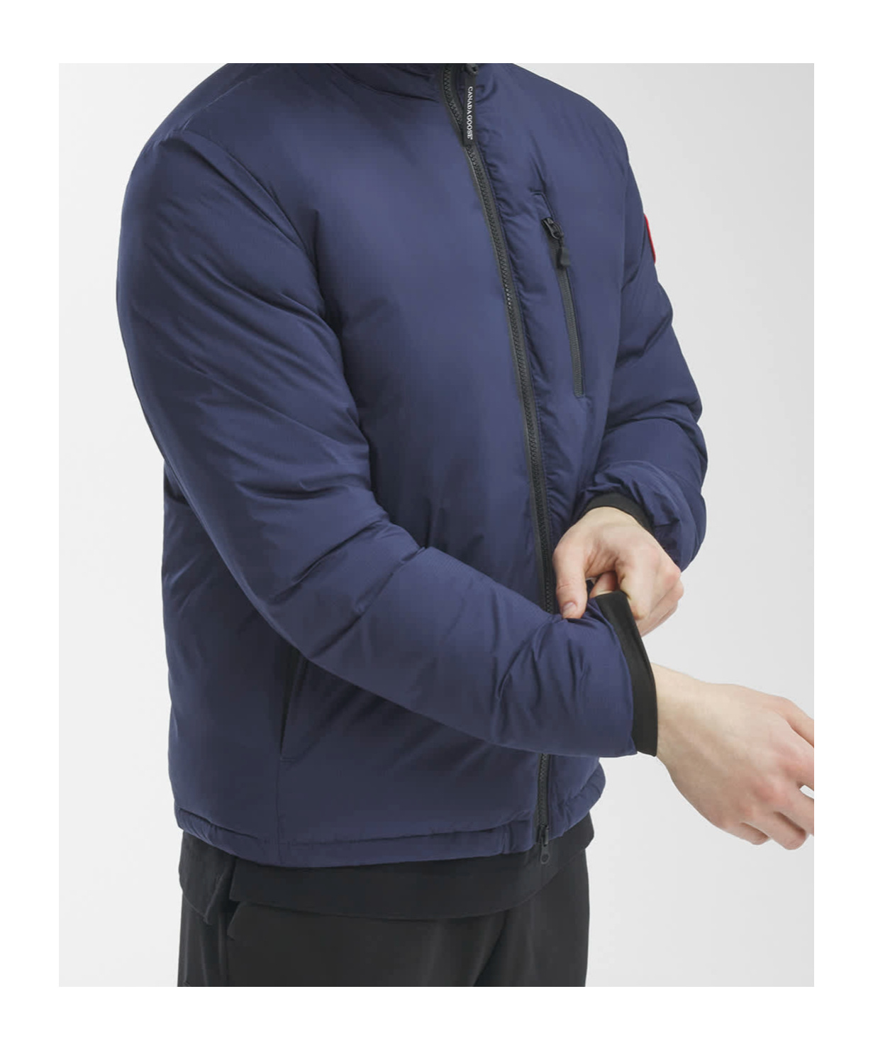 Canada Goose Lodge Quilted Ripstop Down Jacket In Blue