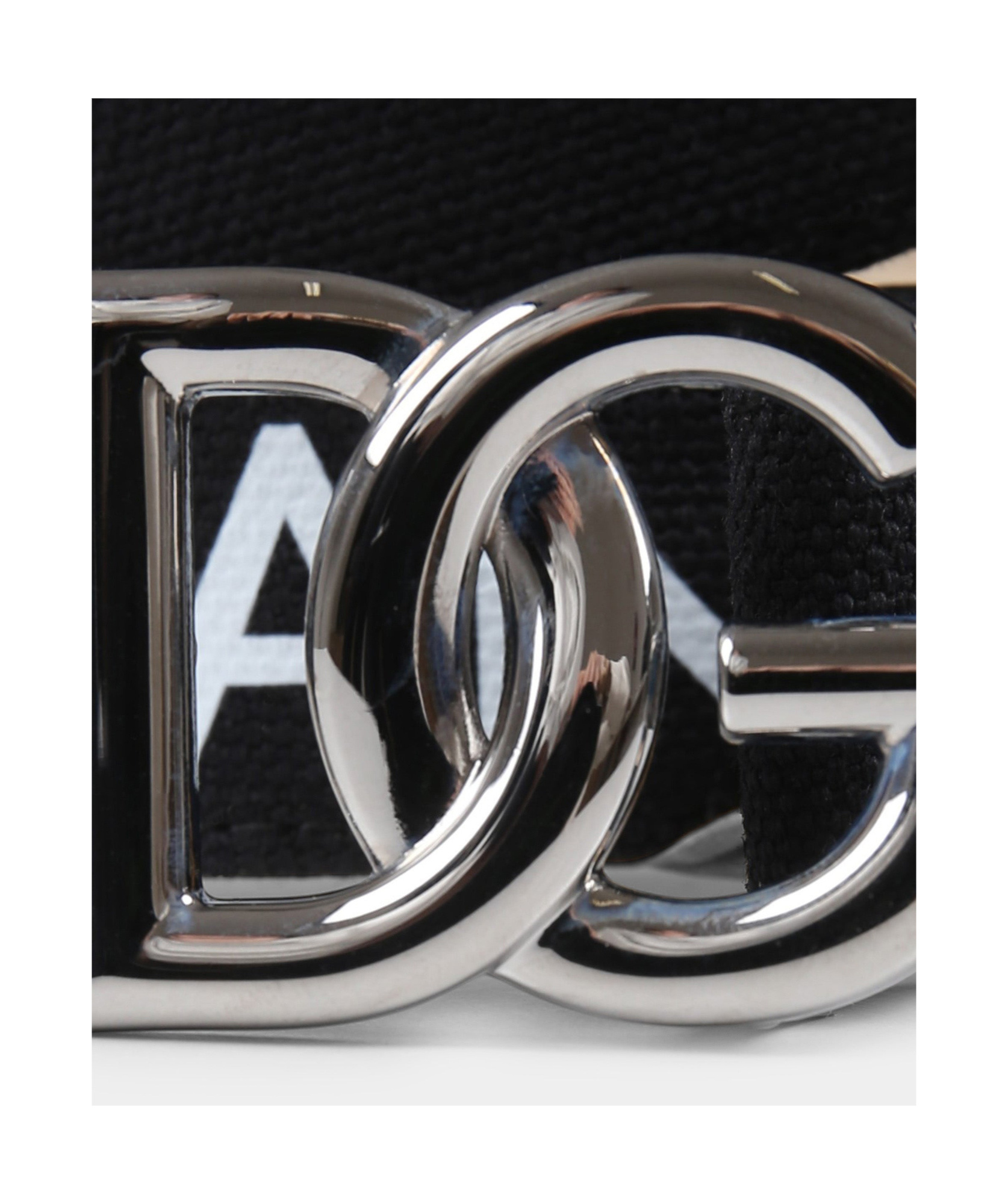DOLCE & GABBANA LOGO-BUCKLE BELT