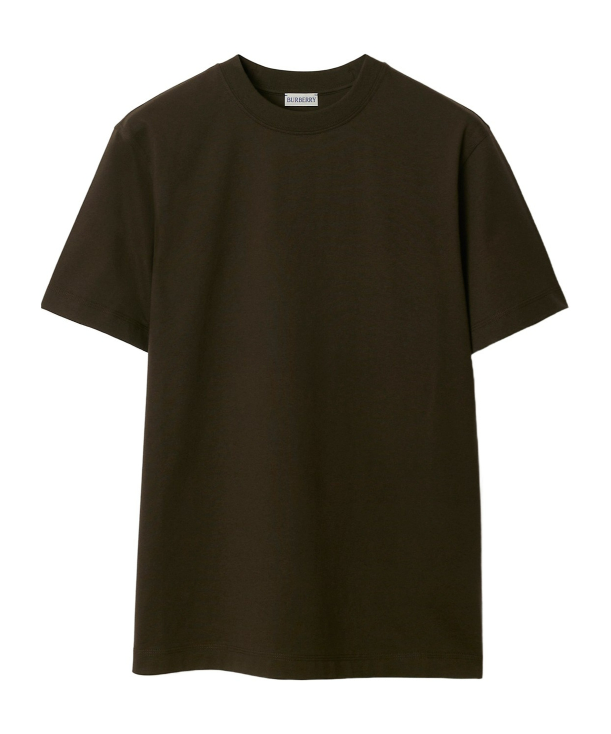 Burberry Cotton Short-sleeved T-shirt In Black